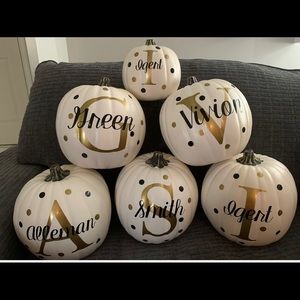 Personalized Pumpkins